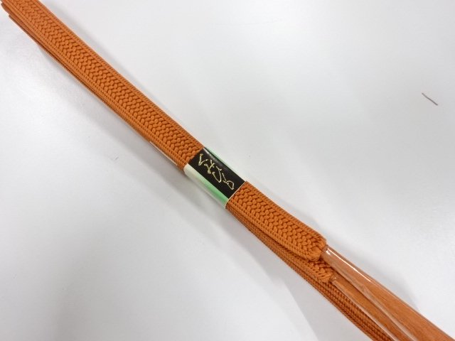 JAPANESE KIMONO / UNUSED HAND-TIED OBIJIME